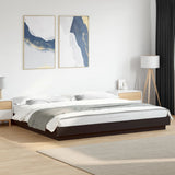 Bed Frame With Led Lights Without Mattress 140X200Cm