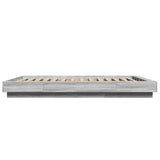 Bed Frame With Led Lights Without Mattress 140X200Cm