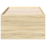 Daybed with Drawers without Mattress Sonoma Oak 100x200 cm