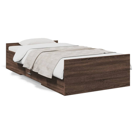 Bed Frame With Drawers Without Mattress Small Single