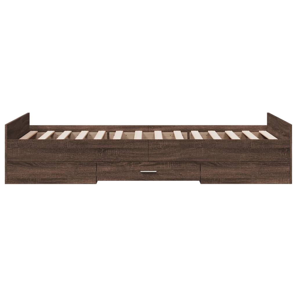 Bed Frame With Drawers Without Mattress Small Single