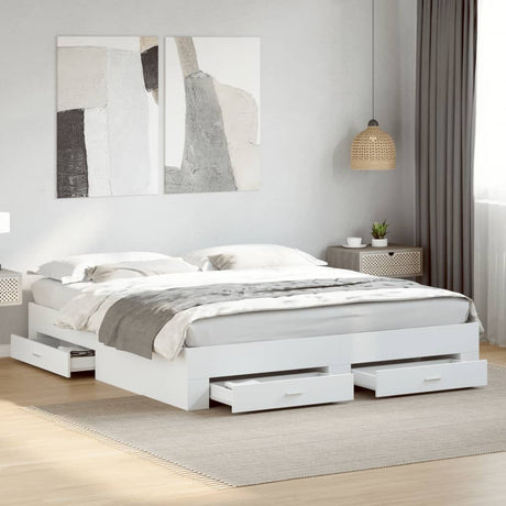 Bed Frame With Drawers Without Mattress