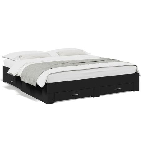 Bed Frame With Drawers Without Mattress