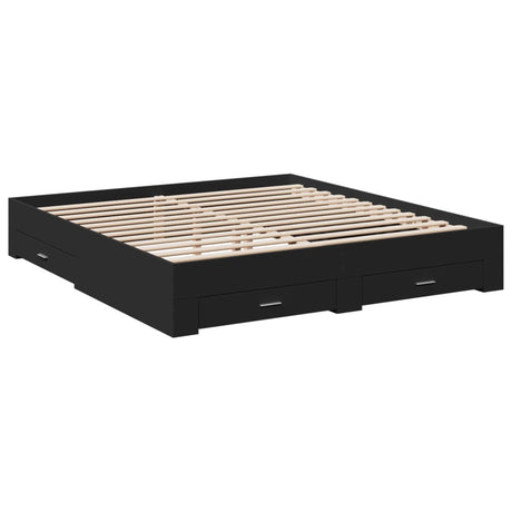 Bed Frame With Drawers Without Mattress