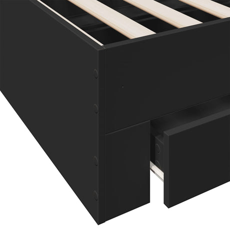 Bed Frame With Drawers Without Mattress