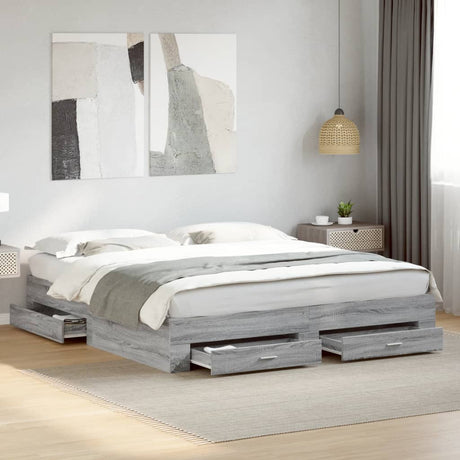 Bed Frame With Drawers Without Mattress