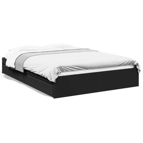 Bed Frame With Drawers Without Mattress King Size