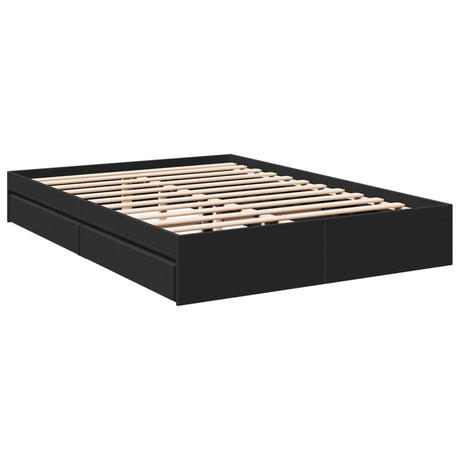 Bed Frame With Drawers Without Mattress King Size