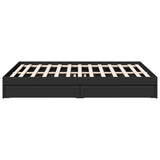 Bed Frame With Drawers Without Mattress King Size