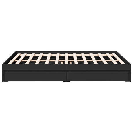 Bed Frame With Drawers Without Mattress King Size
