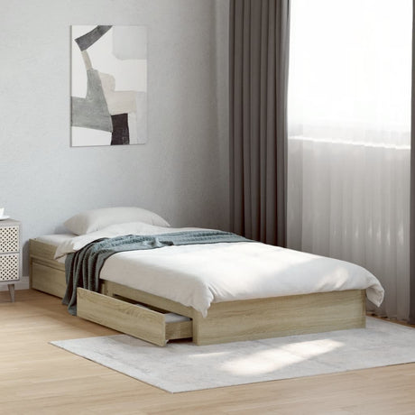 Bed Frame With Drawers Without Mattress King Size