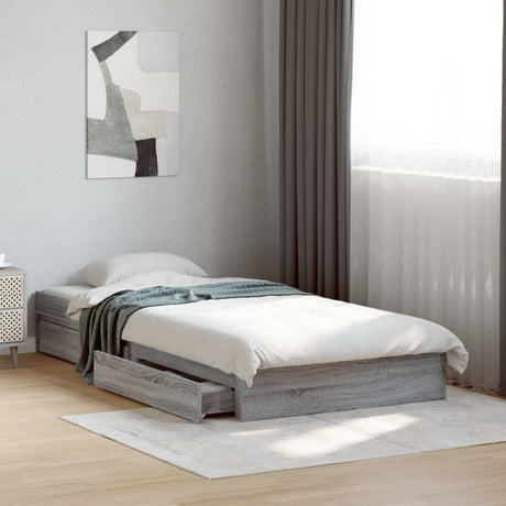 Bed Frame With Drawers Without Mattress King Size