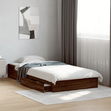Bed Frame With Drawers Without Mattress King Size