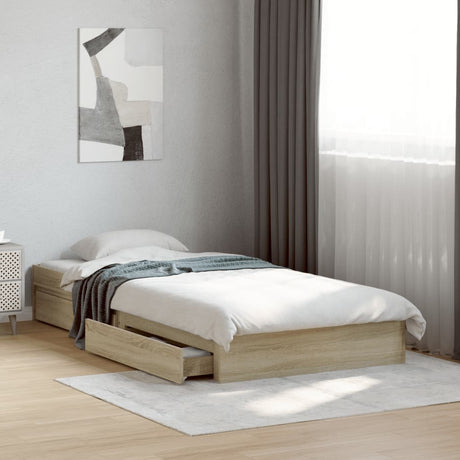 Bed Frame With Drawers Without Mattress King Size