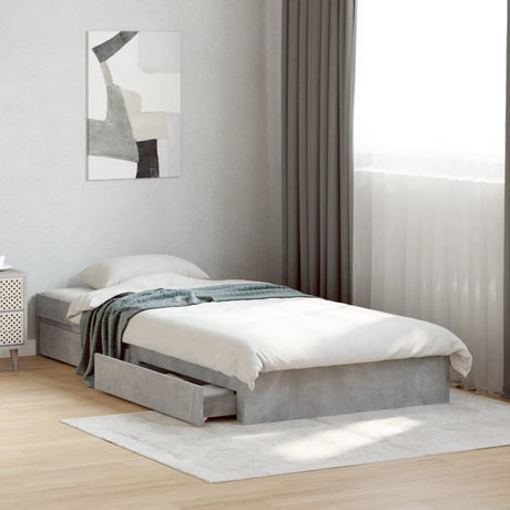 Bed Frame With Drawers Without Mattress King Size