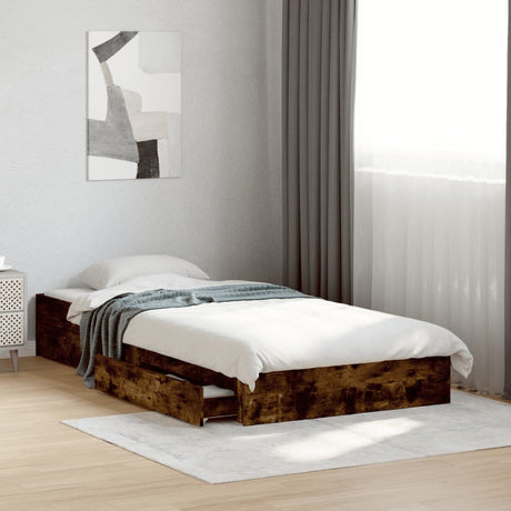 Bed Frame With Drawers Without Mattress King Size