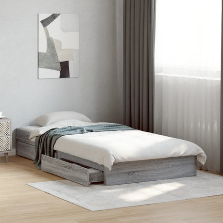 Bed Frame With Drawers Without Mattress King Size
