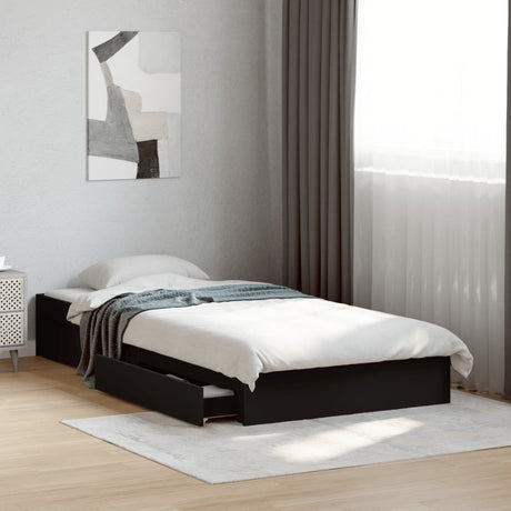 Bed Frame With Drawers Without Mattress King Size
