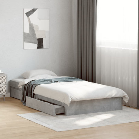 Bed Frame With Drawers Without Mattress King Size