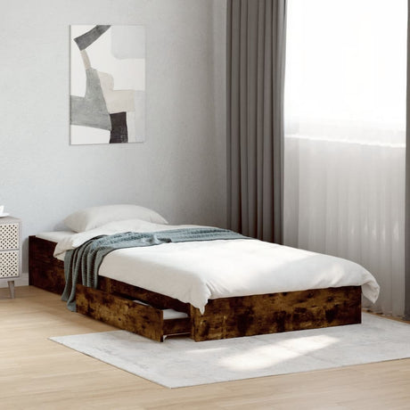 Bed Frame With Drawers Without Mattress King Size