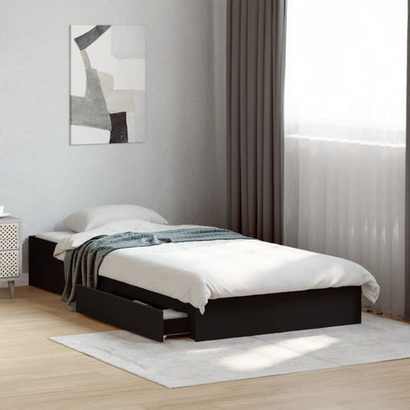 Bed Frame With Drawers Without Mattress King Size