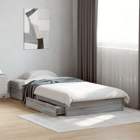 Bed Frame With Drawers Without Mattress King Size