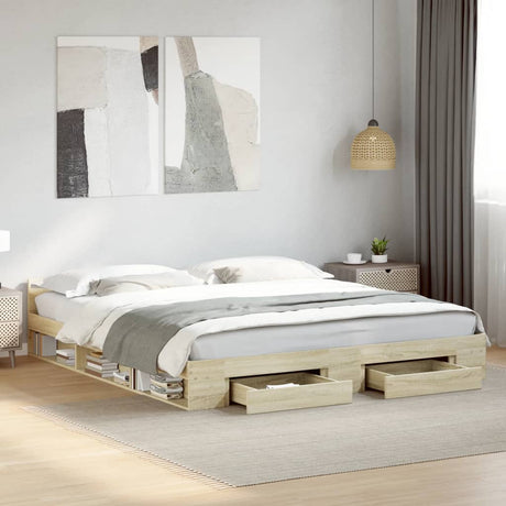 Bed Frame With Drawers Without Mattress