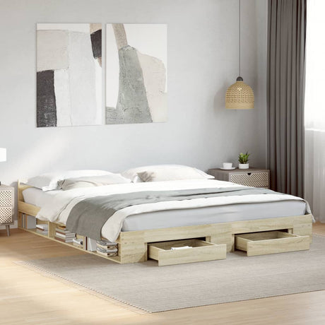 Bed Frame With Drawers Without Mattress