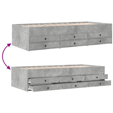 Daybed With Drawers Without Mattress Small Single