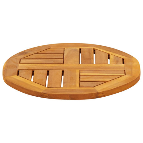 Table Top Ø40X2 Cm Solid Wood Acacia