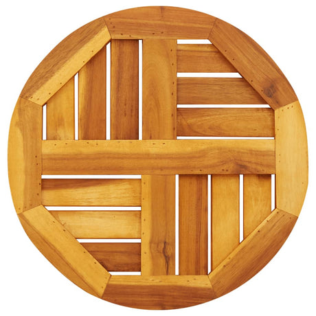 Table Top Ø40X2 Cm Solid Wood Acacia