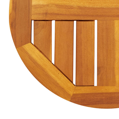 Table Top Ø40X2 Cm Solid Wood Acacia