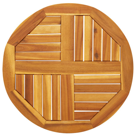 Table Top Ø40X2 Cm Solid Wood Acacia