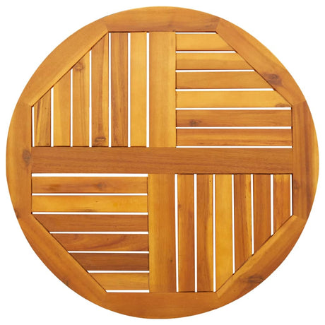 Table Top Ø40X2 Cm Solid Wood Acacia