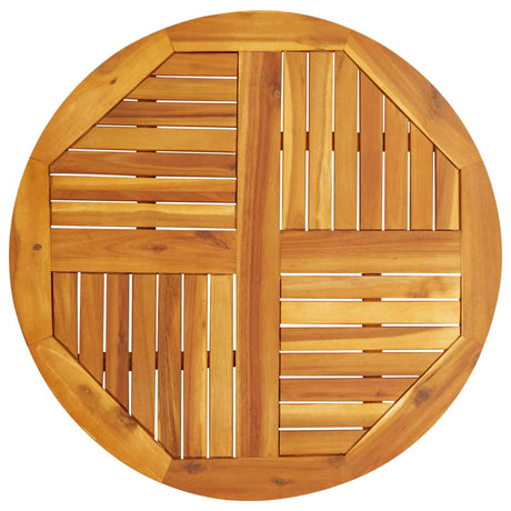 Table Top Ø40X2 Cm Solid Wood Acacia