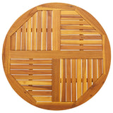 Table Top Ø40X2 Cm Solid Wood Acacia