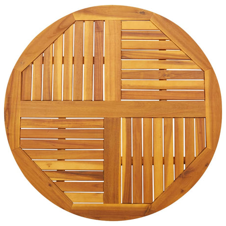 Table Top Ø40X2 Cm Solid Wood Acacia