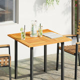 Table Top Ø40X2 Cm Solid Wood Acacia