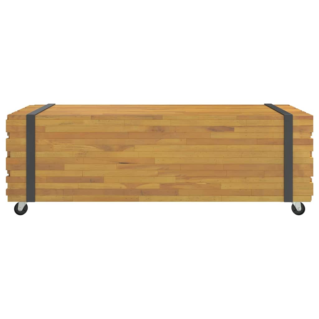 Coffee Table 110X45X35 Cm Solid Wood Teak