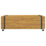 Coffee Table 110X45X35 Cm Solid Wood Teak