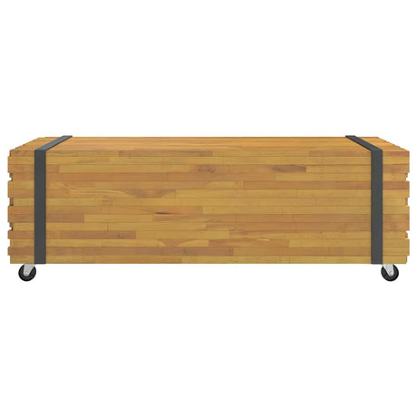 Coffee Table 110X45X35 Cm Solid Wood Teak