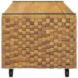 Coffee Table 110X45X35 Cm Solid Wood Teak
