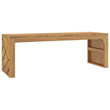 Coffee Table 110X35X38 Cm Solid Wood Teak