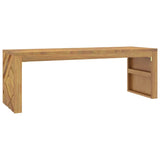 Coffee Table 110X35X38 Cm Solid Wood Teak
