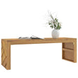 Coffee Table 110X35X38 Cm Solid Wood Teak
