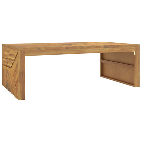 Coffee Table 110X60X38 Cm Solid Wood Teak