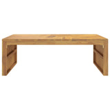 Coffee Table 110X60X38 Cm Solid Wood Teak