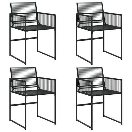 Garden Chairs 4 Pcs Poly Rattan