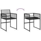 Garden Chairs 4 Pcs Poly Rattan