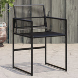 Garden Chairs 4 Pcs Poly Rattan